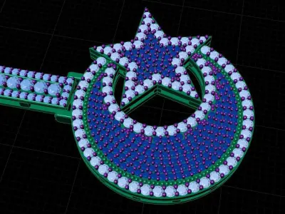 Royale High Trading for Stars and Moon Pendant 3D print model