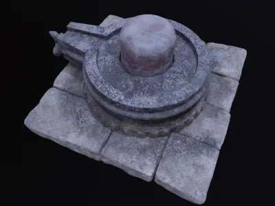 Pashupatinath lingam 3D model
