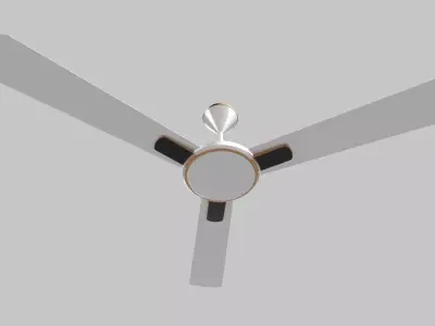 Ceiling Fan white 3D model