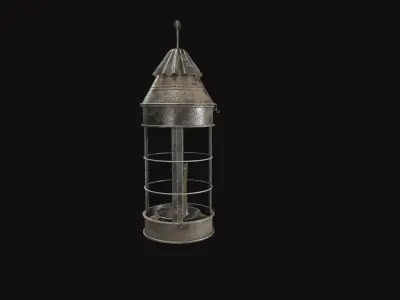 Medieval Lantern V02 Low-poly 3D model