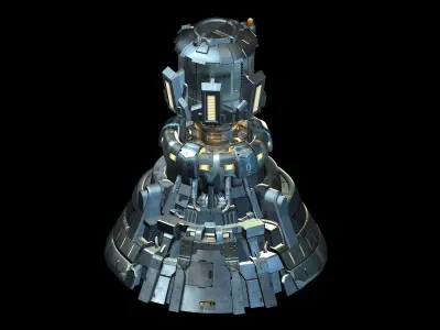 Functional mechanical object 04 3D model