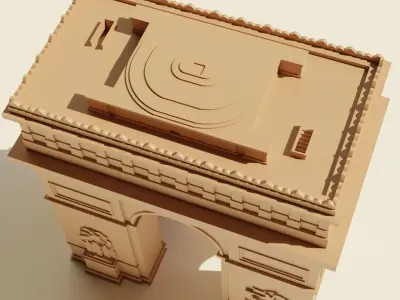 Arc de Triomphe 3D print model