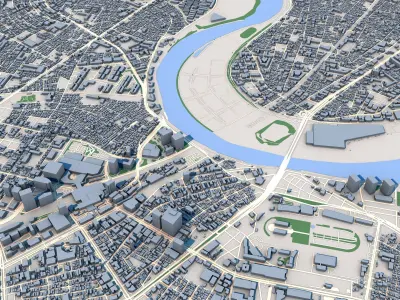 2 Tokyo City Japan 3D model