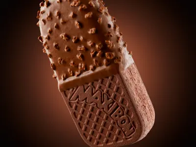 8 Ice cream sandwiches and a scene setup  3D model