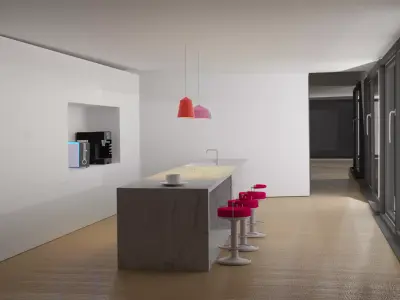 Modern Kitchen Design 3D model