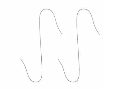 Ornament Hook Low-poly 3D model