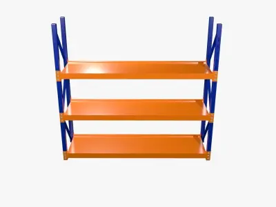 Warehouse rack 3D model