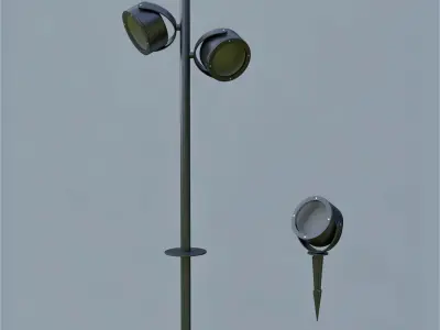 Lantern and spotlight SLV Sitra 360 3D model