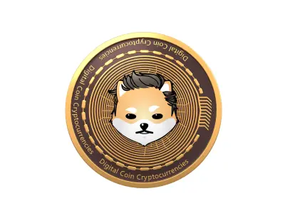 Dogelon Mars Coin v2 001 3D model