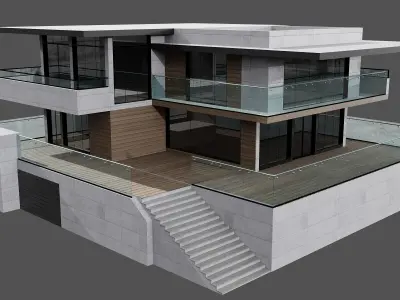 MODERN HOUSE NO20 A 3D model
