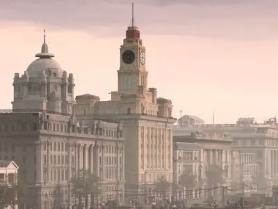 Old Shanghai Bund 3D model