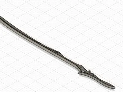 Warframe Skana 3D print model