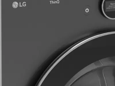 LG dryer machine DLEX6700B 3D model