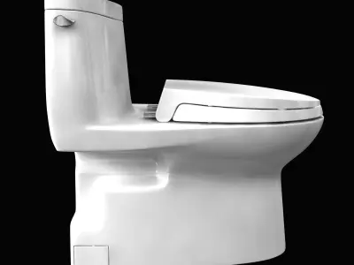 toto Carlyle II One-Piece Toilet  GPF Elongated Bowl 3D model
