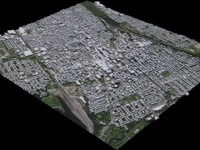 Hamilton - Canada 3D model