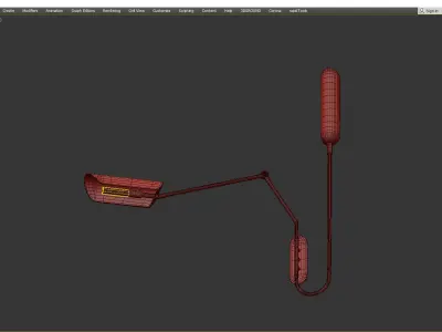 ELVIS sconce Low-poly 3D model