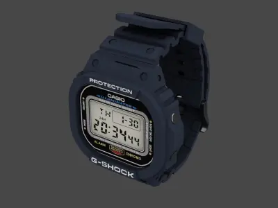 Tough Digital watch 3D model
