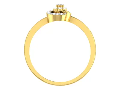 Women Ring  Render 3dm STL OBJ FBX Details 3D print model 279
