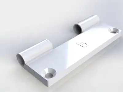Hinges Model door hinge 3D print model