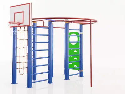 kids child playground 3d model 3 3D model