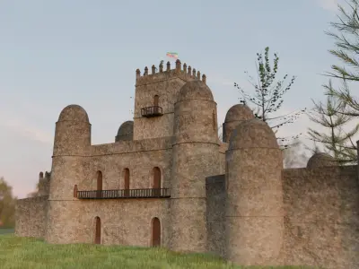 Fasil Ghebbi 3D model