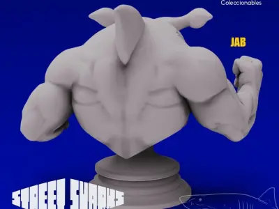 Street Sharks - Jab - Animated Series 3D print model