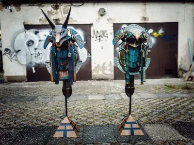 Horus and anubis Star Gate bundle 3D print model