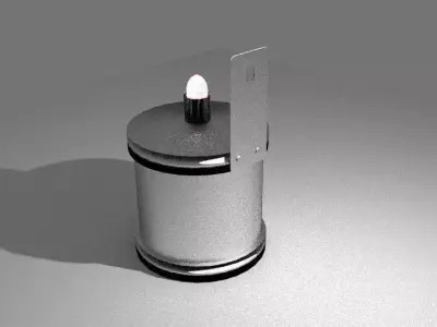 Oil Lamp 3D model