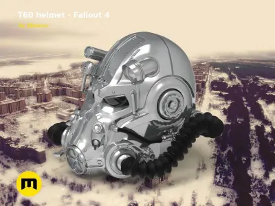 T60 Helmet Fallout 4 3D print model