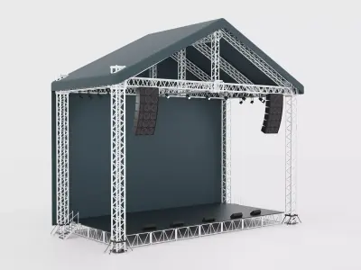 Concert Stage 09 3D model
