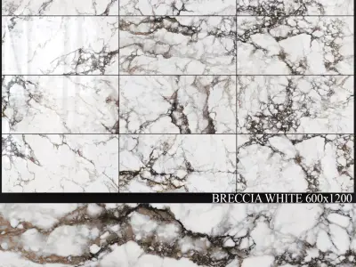 Peronda Breccia White 600x1200 3D model