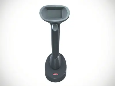 Barcode Scanner Low-poly 3D model