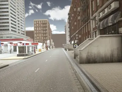 Modern City 2 Update Low-poly 3D model