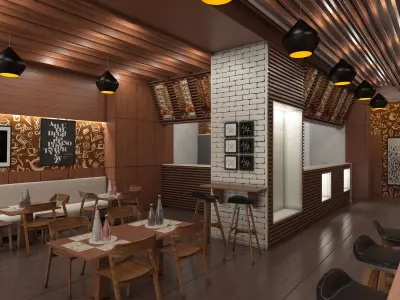 Fast food 02 3D model