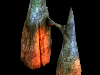 Lava Hell - Stone Tooth 31 3D model