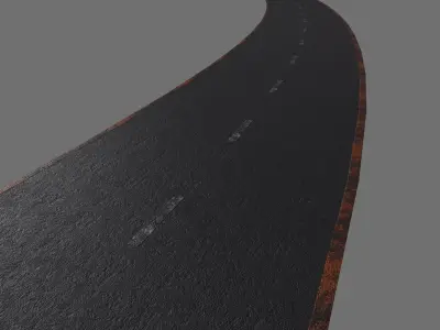 Asphalt Road - PBR Texture