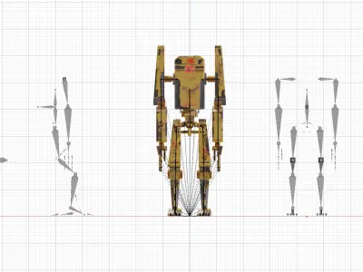 M19 ROBOT CHARACTER 3D model