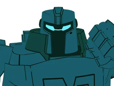 Mecha Man from Dispatch Fan Model 3D model