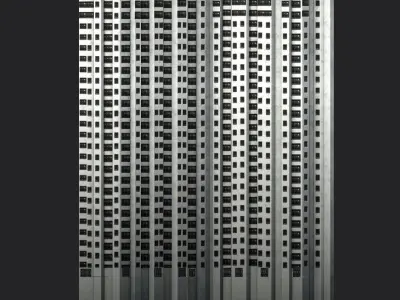 Pacific Park Plaza Low-poly 3D model