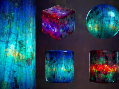 Crystal material - Labradorite - VOL 22 - Maps - Sbsar Texture