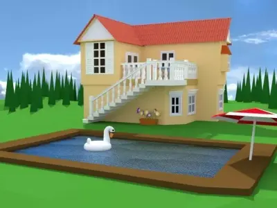 Country House 3D model