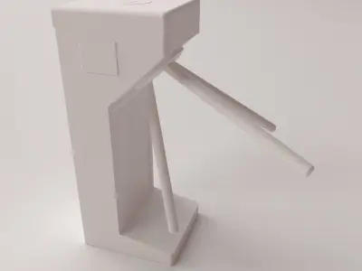 Tripod Turnstile 3D model