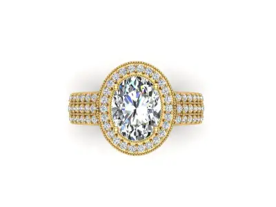 Jewelry ring 190 3D print model