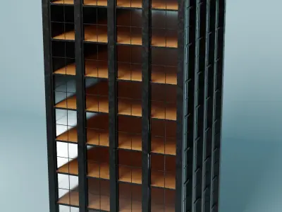 Adjustable skyscraper  Free 3D model