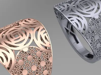 turbulence fusion ring 3D print model