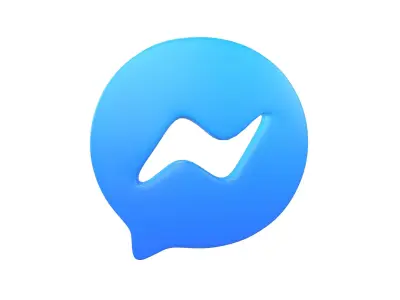 Messenger Logo v1 002 Free low-poly 3D model