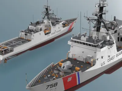  US Coast Guard Ship WMSL-758 Legend Class 