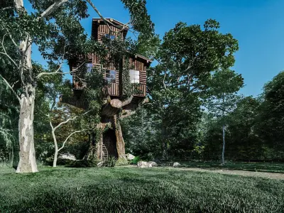 Tree House  3D model