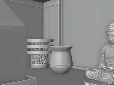 Himalayan salon - spa - sauna 3D model