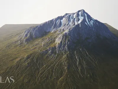 Atlas - Alpine Mountain 3D model
